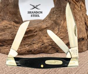Buck 303 Cadet USA 1990 Medium 3 Blade Stockman Folding Pocket Knife (35)
