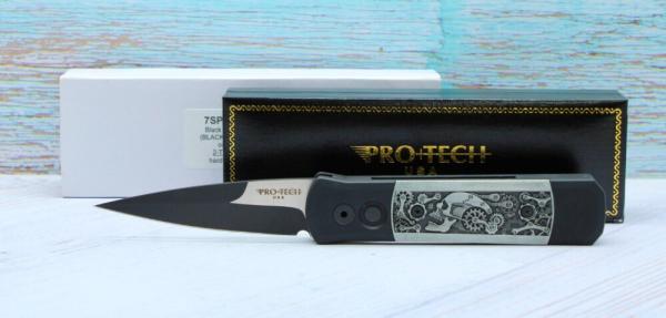 ProTech Limited Steampunk Godson Ltd. Run /200. Black/Grey 3.15" Black 154CM ProTech Limited Steampunk Godson Ltd. Run /200. Black/Grey 3.15" Black 154CM