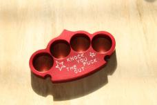 Red Aluminum Combat Knucks by Rob Dalton Red Aluminum Combat Knucks by Rob Dalton