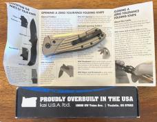 Zero Tolerance 0801 Titanium ZT Flipper Elmax Zero Tolerance 0801 Titanium ZT Flipper Elmax