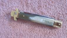 Large size 9" AKC Leverletto Brazilian horn leverlock Large size 9" AKC Leverletto Brazilian horn leverlock
