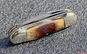Parker Cut. Co. M-1431- 6-blade Canoe - Stainless - Japan - 1986