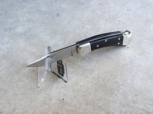 Buck 112 Ranger Knife - Nickel Silver Ebony 420HC Clip Point - New