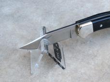 Buck 112 Ranger Knife - Nickel Silver Ebony 420HC Clip Point - New Buck 112 Ranger Knife - Nickel Silver Ebony 420HC Clip Point - New