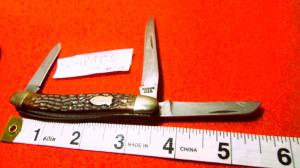 VINTAGE 3-1/2" LIGHTLY USED SCHRADE USA 826 STOCKMAN