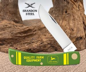 Case XX USA Knives Sod Buster Jr Green John Deere 15800 Stainless Pocket Knife