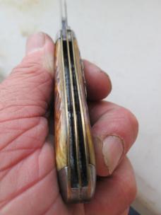 VTG ROBESON SHUREDGE ROCHESTER Jigged Worm Groove Bone Tear drop Knife 62229-1-4 VTG ROBESON SHUREDGE ROCHESTER Jigged Worm Groove Bone Tear drop Knife 62229-1-4