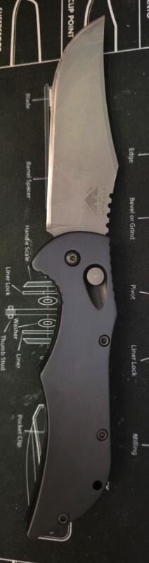 Paragon Black Apex Auto Knife, 4" S30V Satin Blade