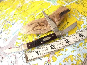 VTG CASE XX USA 10 DOT 1980 Small 3 Blade Stockman Knife 63033