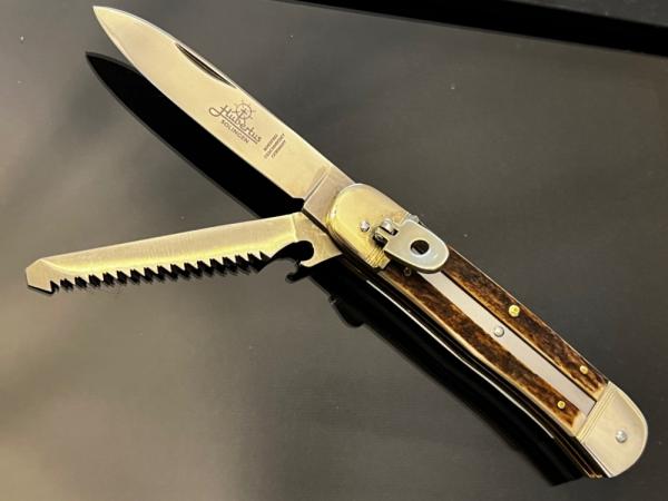 Vintage Mint Rare Hubertus Stag @Game Warden Outdoorsman” Solingen Germany 4-3/8” Fast and Tight NEW Vintage Mint Rare Hubertus Stag @Game Warden Outdoorsman” Solingen Germany 4-3/8” Fast and Tight NEW
