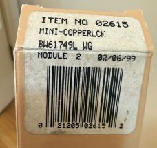 1999 Case XX Beautiful burnt white bone mini copperlock w/original box, clamshell, and papers. Mint!