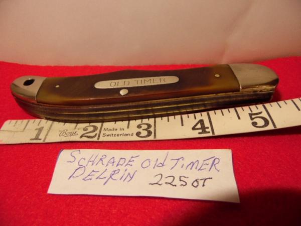 VINTAGE 5-1/4" SCHRADE 225OT FOLDING HUNTER PRE OWNED IN GOOD CONDITION VINTAGE 5-1/4" SCHRADE 225OT FOLDING HUNTER PRE OWNED IN GOOD CONDITION