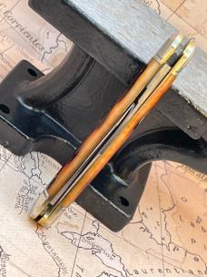 GEC Great Eastern Cutlery 66 Northfield Lil Cowboy 661225 Amber Worm Groove Bone GEC Great Eastern Cutlery 66 Northfield Lil Cowboy 661225 Amber Worm Groove Bone