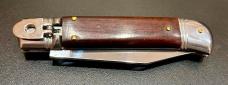 Vintage 1990s Massaro Italian Lever Lock, Wood Scales Vintage 1990s Massaro Italian Lever Lock, Wood Scales