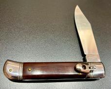 Vintage 1990s Massaro Italian Lever Lock, Wood Scales Vintage 1990s Massaro Italian Lever Lock, Wood Scales