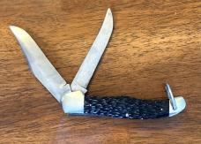 Kabar Large Two Blade Folding Hunter With D-Ring Vintage Kabar Large Two Blade Folding Hunter With D-Ring Vintage
