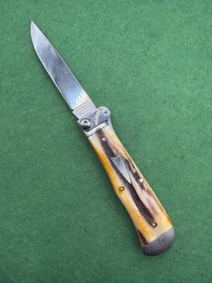Rare Schrade Fire and Ice Stag Switchblade