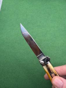 Rare Schrade Fire and Ice Stag Switchblade Rare Schrade Fire and Ice Stag Switchblade