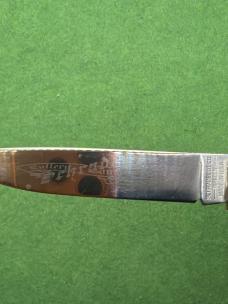 Rare Schrade Fire and Ice Stag Switchblade Rare Schrade Fire and Ice Stag Switchblade