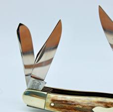 Fightn' Rooster Frank Buster 1982-1994 6 Blade 4" Genuine Stag Stockman 1/100 Fightn' Rooster Frank Buster 1982-1994 6 Blade 4" Genuine Stag Stockman 1/100