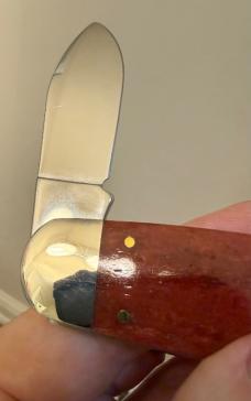 2000 Case XX Snowshoe/Sleeveboard dubbed “The Outlaw” w/missing USA stamp.  Limited Edition & Mint.