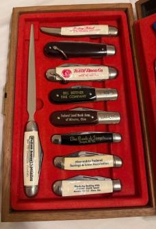 Vintage Imperial Giftmaster Salesman Sample Set - Pocket Knives - Mint & RARE!