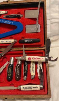 Vintage Imperial Giftmaster Salesman Sample Set - Pocket Knives - Mint & RARE!