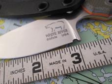 NEW WHITE RIVER KNIFE & Tool Backpacker Pro Fixed Blade Knife Kydex Sheath S35VN