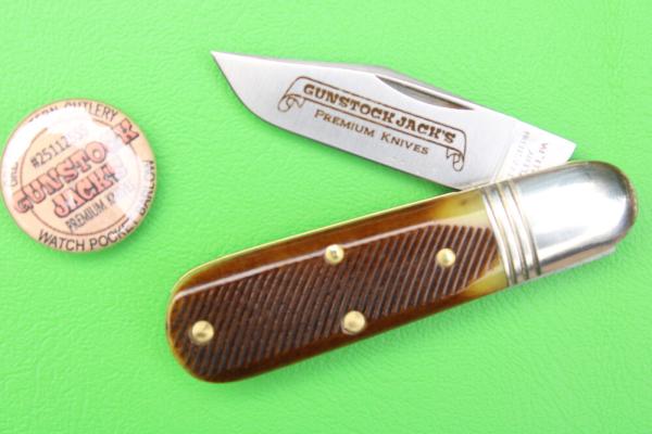 Great Eastern Cutlery SFO 251125SS "Watch Pocket Barlow"- Antique Yellow Saw Cut Bone #B Great Eastern Cutlery SFO 251125SS "Watch Pocket Barlow"- Antique Yellow Saw Cut Bone #B