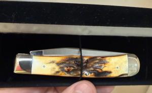 1978-79 Case XX Trapper 1st One Blade Trapper Produced/1st Twice Dated. Awesome Stag on this one!