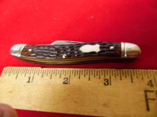 VINTAGE SCHRADE WALDEN NEW YORK USA 3-1/2" STOCKMAN PRE OWNED NICE CONDITION VINTAGE SCHRADE WALDEN NEW YORK USA 3-1/2" STOCKMAN PRE OWNED NICE CONDITION