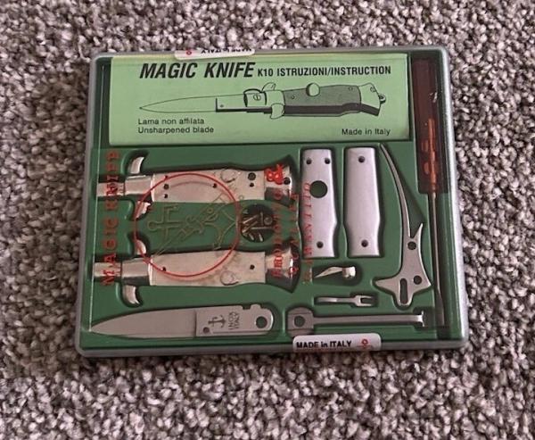 Vintage 1990s SKM Magic Knife Italian Mini Picklock Stiletto Kit Vintage 1990s SKM Magic Knife Italian Mini Picklock Stiletto Kit