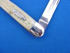 Case Classic 6391 Bone Handle Whittler Knife 0000 Bolster Engraved Case Classic 6391 Bone Handle Whittler Knife 0000 Bolster Engraved