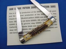 Case Classic 520093 Stag Handle Muskrat Knife 1 of 250 Case Classic 520093 Stag Handle Muskrat Knife 1 of 250