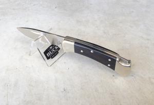 Buck 112 Ranger Knife - Ebony Scales Nickel Silver Bolsters S30V Drop Point Blade - New