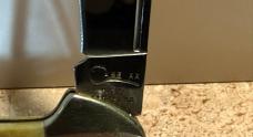 1998 POCKET WORN GREEN BONE COPPERLOCK  IN ORGINAL BOX