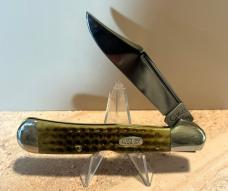 1998 POCKET WORN GREEN BONE COPPERLOCK  IN ORGINAL BOX