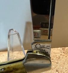 1998 POCKET WORN GREEN BONE COPPERLOCK  IN ORGINAL BOX