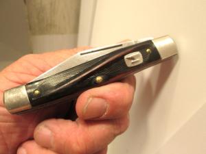 COLONIAL ANVIL PROV USA Large 4" 3 Blade Stockman Knife - *Pristine!