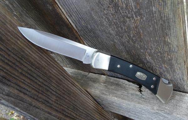 Buck 110 Hunter Knife - Limited Edition - Black Micarta Scales S30V Drop Point Blade - New Buck 110 Hunter Knife - Limited Edition - Black Micarta Scales S30V Drop Point Blade - New