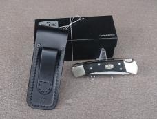 Buck 110 Hunter Knife - Limited Edition - Black Micarta Scales S30V Drop Point Blade - New Buck 110 Hunter Knife - Limited Edition - Black Micarta Scales S30V Drop Point Blade - New