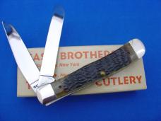 Case Classic 6254 Green Bone Handle Trapper Knife