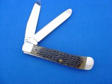 Case Classic 6254 Green Bone Handle Trapper Knife