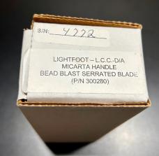 Rare Vintage Microtech U.S.A. LCC Lightfoot D/A Bolster-Release Rare Vintage Microtech U.S.A. LCC Lightfoot D/A Bolster-Release