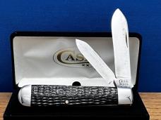 Vintage CASE TESTED XX 1920’s Heavy Jack 62031 Knife 3-3/4” Black Jigged Composition Exc.Snap Exclnt Vintage CASE TESTED XX 1920’s Heavy Jack 62031 Knife 3-3/4” Black Jigged Composition Exc.Snap Exclnt