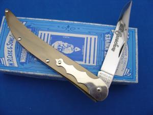 Case Classic 10095 Mottled Brown Handle Barn Door Hinge Knife 1 of 200