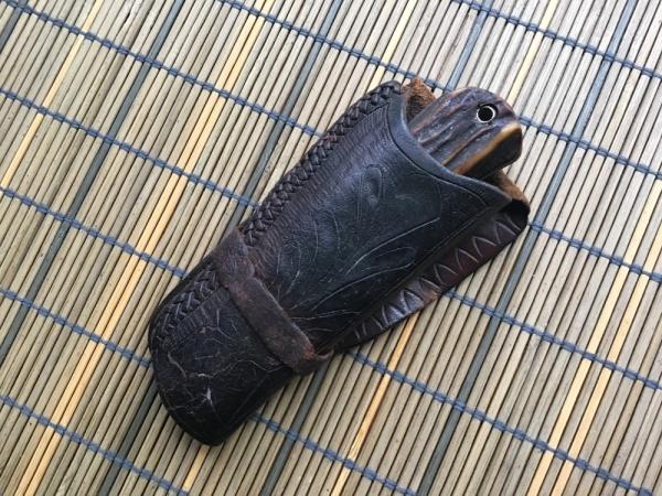 REMINGTON R1306 STAG. BULLET KNIFE early1920 era REMINGTON R1306 STAG. BULLET KNIFE early1920 era