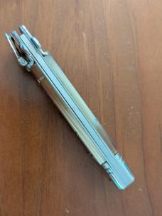 20CM-8 INCH AKC LEVERLETTO SWEDGE BLADE BRAZILIAN HORN NICKEL SILVER BOLSTERS AUTOMATIC 20CM-8 INCH AKC LEVERLETTO SWEDGE BLADE BRAZILIAN HORN NICKEL SILVER BOLSTERS AUTOMATIC