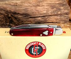 RoseCraft Blades Tuckahoe Jack RCT032-RJB Red Barnboard Jigged Bone 14C28N Stainless RoseCraft Blades Tuckahoe Jack RCT032-RJB Red Barnboard Jigged Bone 14C28N Stainless