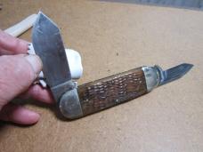 VTG WINCHESTER USA Jigged Bone 29112 97 Sunfish Elephant Toe BULLET Shield Cartridge Series KNIFE